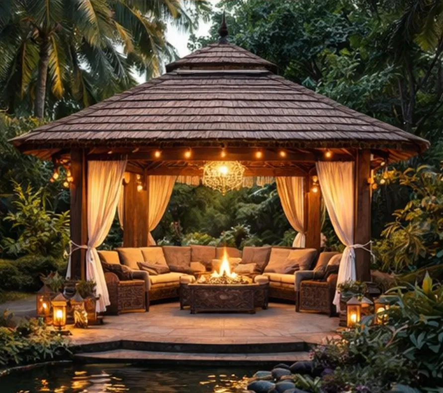 7 Inspirasi Desain Gazebo Minimalis | Shandra Gazebo